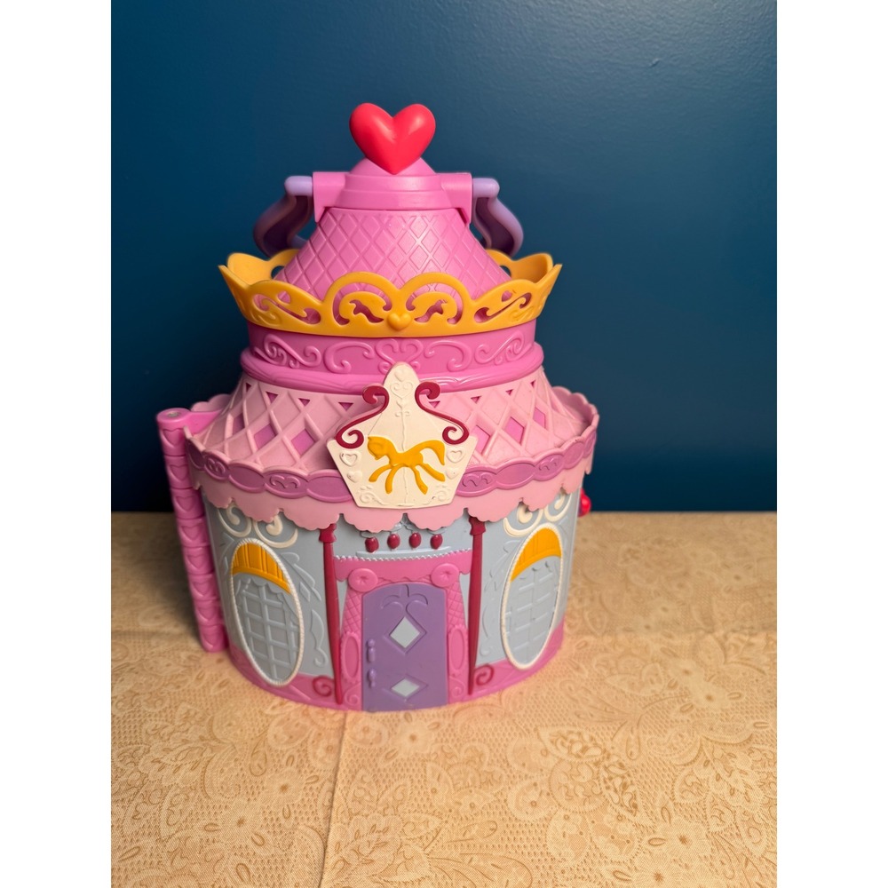 My Little Pony Rarity Booktique Playset Hasbro 2014 Pink Purple Carousel Palace